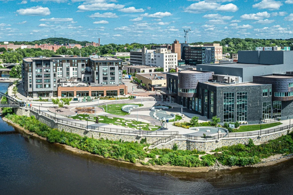 The Confluence Project Redevelopment in Eau Claire, Wisconsin